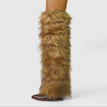 Untamed Luxe Wedge Boots