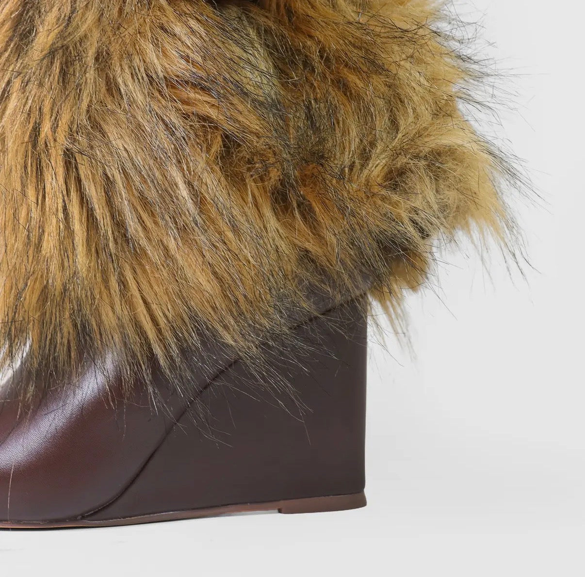 Untamed Luxe Wedge Boots