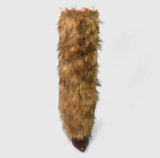 Untamed Luxe Wedge Boots