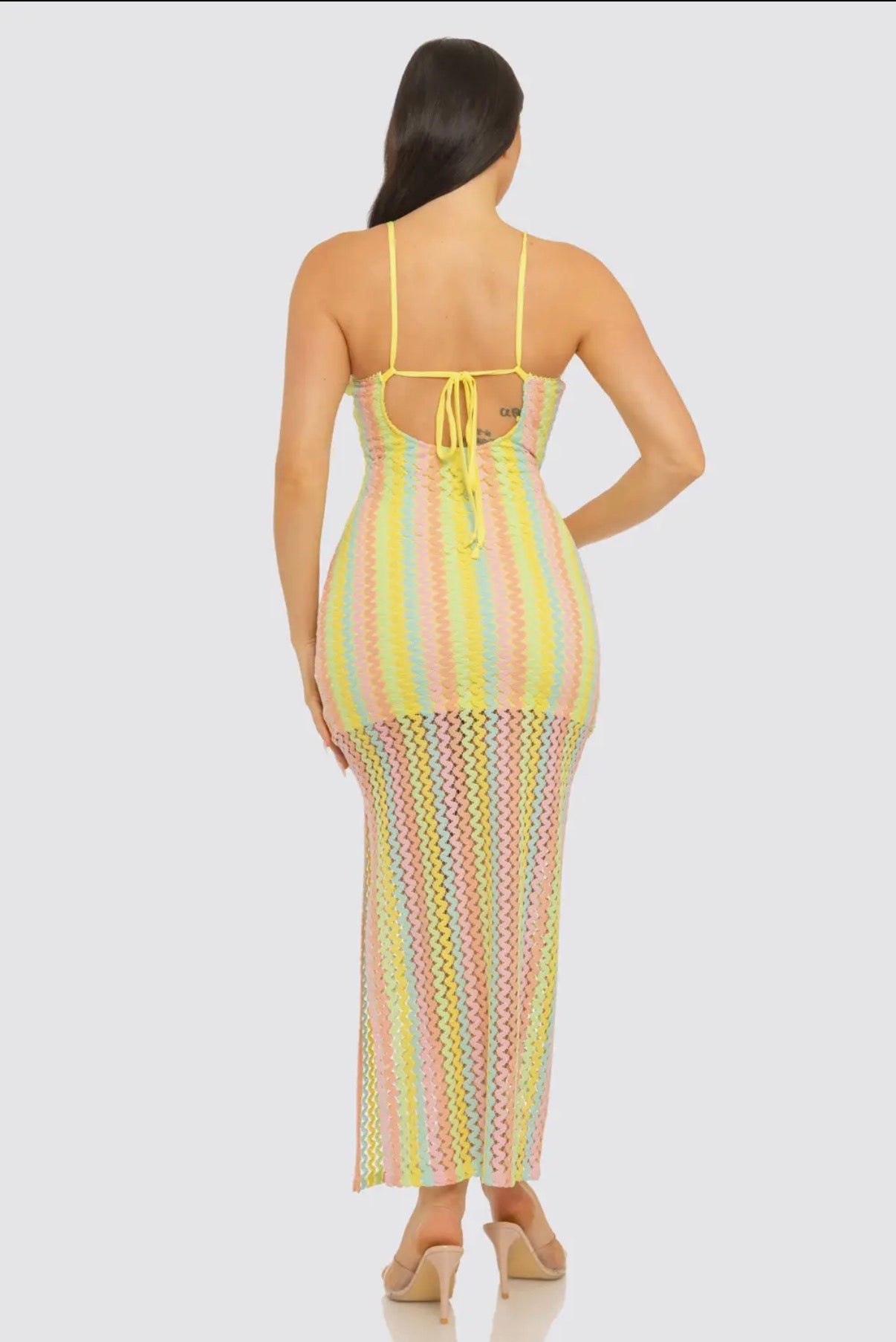 Golden Hour Crochet Dress