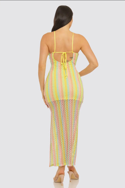 Golden Hour Crochet Dress