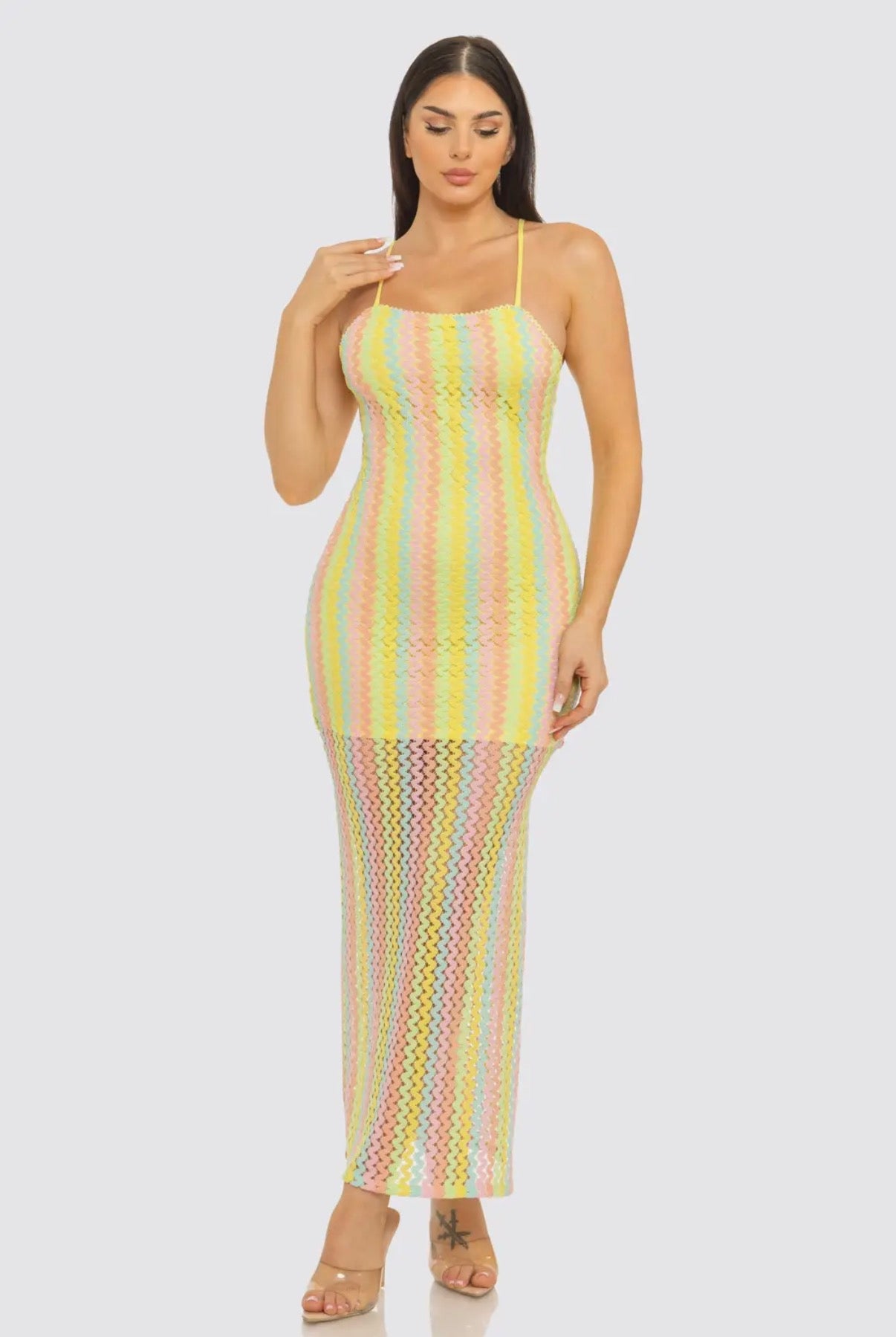 Golden Hour Crochet Dress